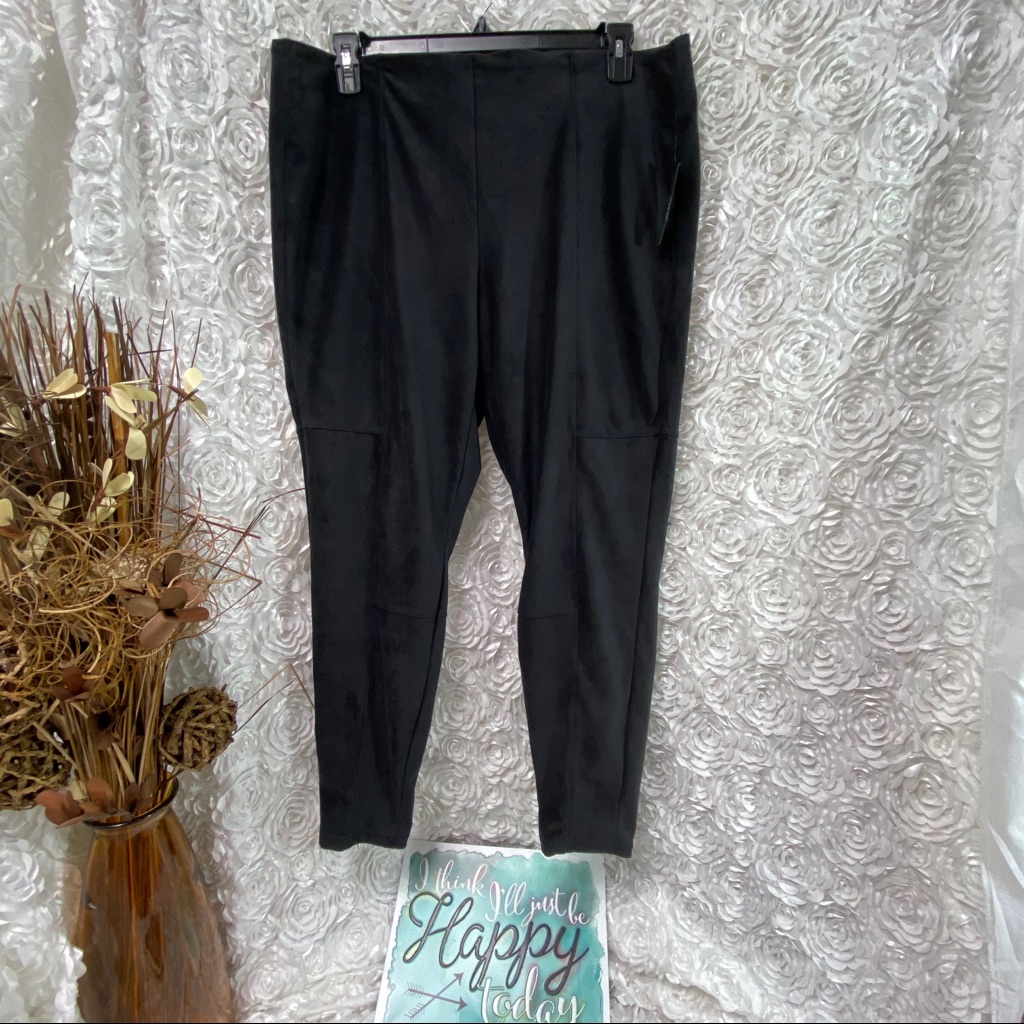 Worthington Faux Suede Leggings